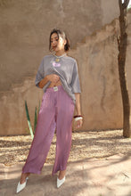 Charger l'image dans la galerie, PANTALON 100% SOIE ROSE