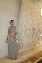 Charger l'image dans la galerie, Set top et jupe taupe