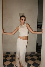Charger l'image dans la galerie, Set top et jupe beige clair
