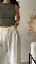 Charger l'image dans la galerie, MAISON BEIGE PANTALON AJUSTABLE "BLANC"