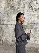 Charger l'image dans la galerie, VESTE MINI TRENCH GRISE - "LE JOE"