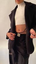 Charger l'image dans la galerie, BLAZER OVERSIZED - "BLACK ESPRESSO"