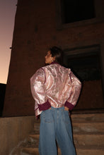 Charger l'image dans la galerie, VESTE EN BROCARD - "MIDNIGHT ROSE"