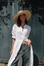 Charger l'image dans la galerie, Robe en gaze de coton - LOUISE BLANCHE