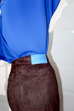 Charger l'image dans la galerie, JUPE LONGUE SUÉDINE - ÉBÈNE