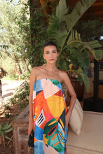 Charger l'image dans la galerie, Robe bustier imprimée - ISABELLA