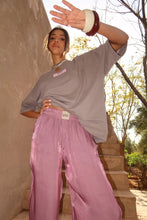 Charger l'image dans la galerie, PANTALON 100% SOIE ROSE
