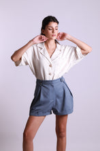 Charger l'image dans la galerie, CHEMISETTE EN LIN UNISEXE - "ECRU"