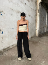 Charger l'image dans la galerie, PANTALON À CEINTURE INVISIBLE NOIR - « LAYLOW »