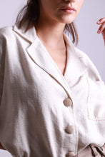 Charger l'image dans la galerie, CHEMISETTE EN LIN UNISEXE - "ECRU"