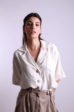 Charger l'image dans la galerie, CHEMISETTE EN LIN UNISEXE - "ECRU"