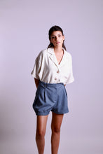 Charger l'image dans la galerie, MAISON BEIGE SHORT AJUSTABLE "BLEU"