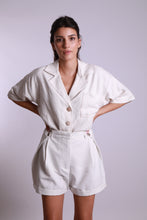Charger l'image dans la galerie, CHEMISETTE EN LIN UNISEXE - "ECRU"