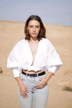 Charger l'image dans la galerie, MAISON BEIGE OVERSIZED COTTON SHIRT "LIMA" - MAISON BEIGE