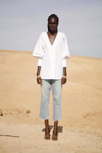 Charger l'image dans la galerie, MAISON BEIGE OVERSIZED COTTON SHIRT "LIMA" - MAISON BEIGE