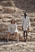 Charger l'image dans la galerie, MAISON BEIGE LINEN KIMONO "KARMA" - MAISON BEIGE