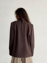 Charger l'image dans la galerie, MAISON BEIGE Mode éthique et éco responsable, mode responsable, blazer oversize, robe en soi, robe dos nu, jupe en soi, chemise en soi, manteau en laine, marque française, made in france, fabriqué en france, marque éco responsable, marque éthique, blazer 100% laine