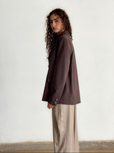 Charger l'image dans la galerie, MAISON BEIGE Mode éthique et éco responsable, mode responsable, blazer oversize, robe en soi, robe dos nu, jupe en soi, chemise en soi, manteau en laine, marque française, made in france, fabriqué en france, marque éco responsable, marque éthique, blazer 100% laine