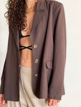 Charger l'image dans la galerie, MAISON BEIGE Mode éthique et éco responsable, mode responsable, blazer oversize, robe en soi, robe dos nu, jupe en soi, chemise en soi, manteau en laine, marque française, made in france, fabriqué en france, marque éco responsable, marque éthique, blazer 100% laine