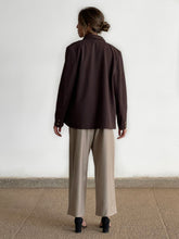 Charger l'image dans la galerie, MAISON BEIGE Mode éthique et éco responsable, mode responsable, blazer oversize, robe en soi, robe dos nu, jupe en soi, chemise en soi, manteau en laine, marque française, made in france, fabriqué en france, marque éco responsable, marque éthique, blazer 100% laine