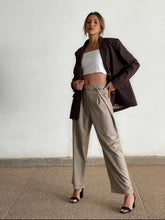 Charger l'image dans la galerie, MAISON BEIGE Mode éthique et éco responsable, mode responsable, blazer oversize, robe en soi, robe dos nu, jupe en soi, chemise en soi, manteau en laine, marque française, made in france, fabriqué en france, marque éco responsable, marque éthique, blazer 100% laine