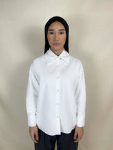 Charger l'image dans la galerie, MAISON BEIGE CHEMISE BLANCHE "CLOUD" 100% COTTON