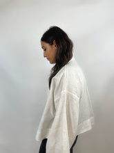 Charger l'image dans la galerie, GILET EN LIN BLANC - "ELYA"