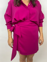 Charger l'image dans la galerie, MAISON BEIGE PARIS - MAISON BEIGE Mode éthique et éco responsable, mode responsable, blazer oversize, robe en soi, robe dos nu, jupe en soi, chemise en soi, manteau en laine, marque française, made in france, fabriqué en france, marque éco responsable, marque éthique, MINI JUPE, jupe en soie