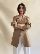 Charger l'image dans la galerie, BLAZER EN LAINE OVERSIZE - "CHEVRON"