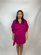 Charger l'image dans la galerie, CHEMISE EN SOIE ROSE - "GIORGIA"