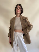 Charger l'image dans la galerie, BLAZER EN LAINE OVERSIZE - "CHEVRON"