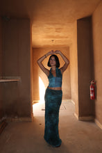 Charger l'image dans la galerie, Silhouette Corset &amp; jupe - Vesper Blue

