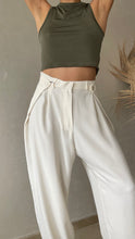 Charger l&#39;image dans la galerie, MAISON BEIGE PANTALON AJUSTABLE &quot;BLANC&quot;
